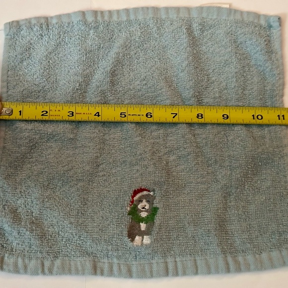 Set of 2 Holiday Kitten Dish Towels - Blue Cotton, Cute Christmas Kitchen Decor - Picture 6 of 16